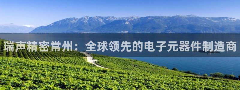 彩神广告有限公司：瑞声精密常州：全球领先的电子元器件制造商