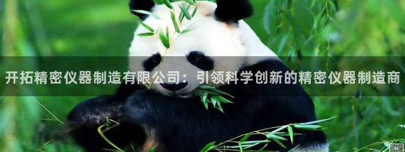 新版彩神v8登录不上去：开拓精密仪器制造有限公司：引领科学创新的精密仪器制造商
