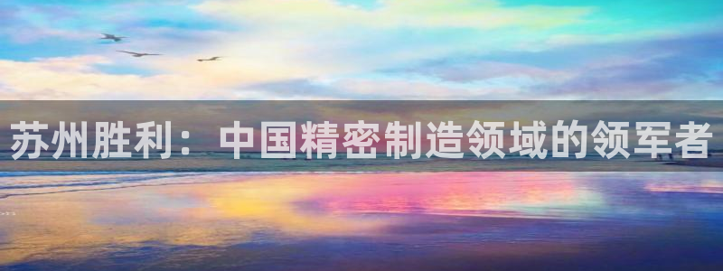 彩神v1破解器：苏州胜利：中国精密制造领域的领军者