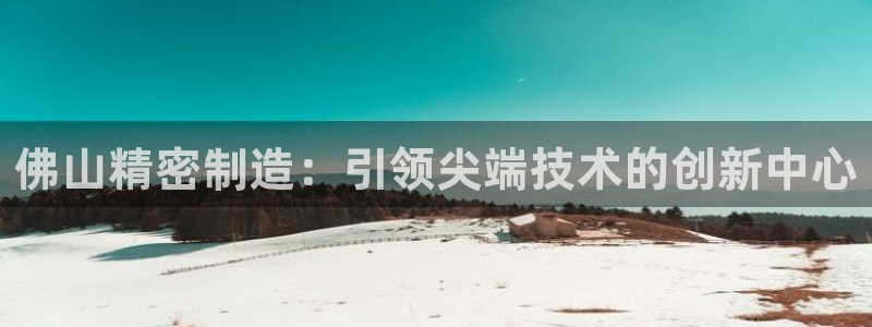 大发彩神官网下载：佛山精密制造：引领尖端技术的创新中心