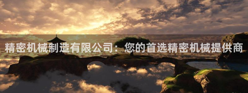 彩神网合法吗：精密机械制造有限公司：您的首选精密机械提供商