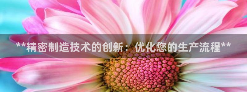 彩神平台是什么套路：**精密制造技术的创新：优化您的生产流程**