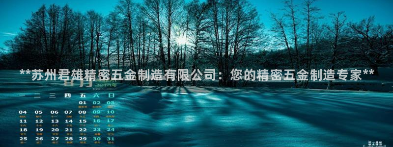 彩神赢钱了吗：**苏州君雄精密五金制造有限公司：您的精密五金制造专家**