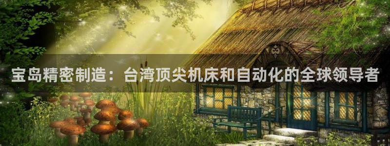 彩神官方登录：宝岛精密制造：台湾顶尖机床和自动化的全球领导者