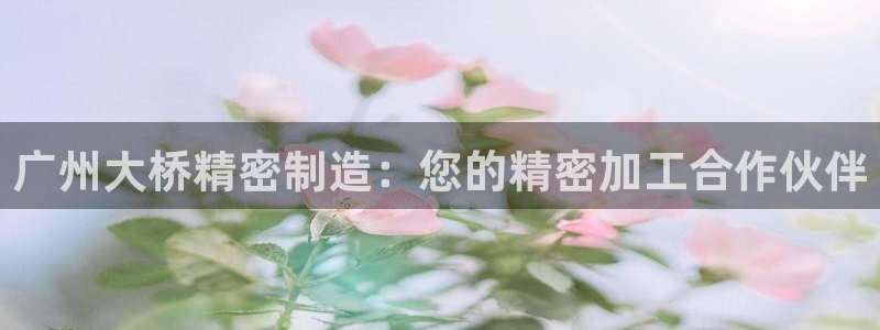 彩神大发三期计划网站：广州大桥精密制造：您的精密加工合作伙伴