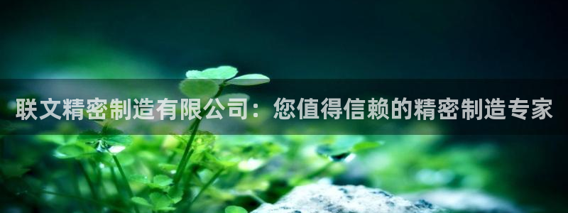 彩神赢钱了吗知乎：联文精密制造有限公司：您值得信赖的精密制造专家