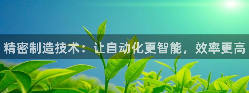彩神v大众娱乐：精密制造技术：让自动化更智能，效率更高