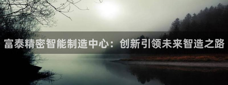 彩神ll能赚钱吗：富泰精密智能制造中心：创新引领未来智造之路