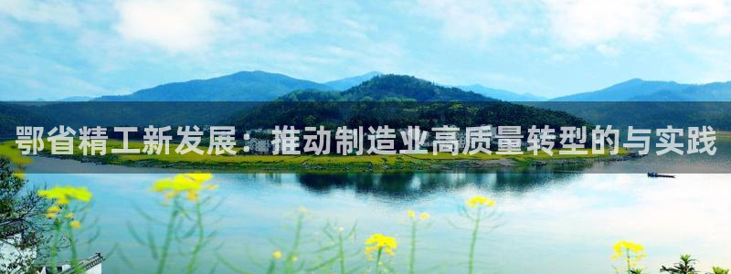 彩神Vll购彩大厅：鄂省精工新发展：推动制造业高质量转型的与实践
