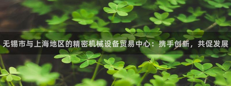 彩神赢钱了吗是真的吗：无锡市与上海地区的精密机械设备贸易中心：携手创新，共促发展