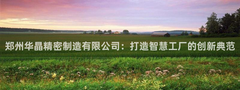 彩神合法吗.是国家认可的吗：郑州华晶精密制造有限公司：打造智慧工厂的创新典范