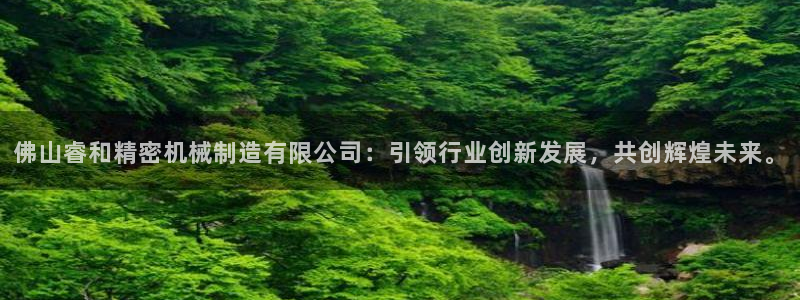 彩神vlll官方网：佛山睿和精密机械制造有限公司：引领行业创新发展，共创辉煌未来。