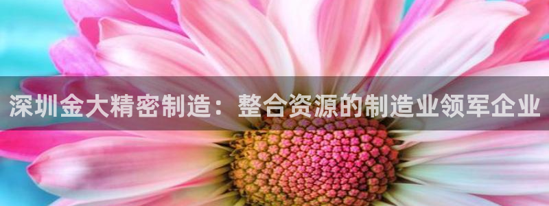 彩神viii下载安卓：深圳金大精密制造：整合资源的制造业领军企业